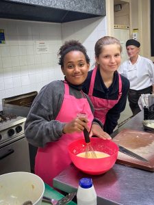 Two pupils in Kitchen