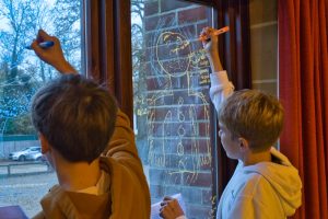 Pupils Drawing Chaucer