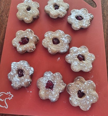Boarders Christmas cookies
