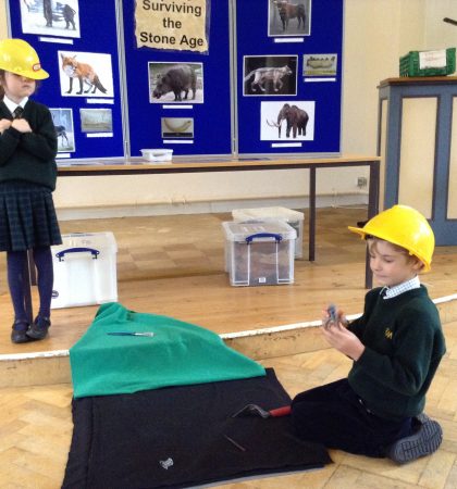 Salisbury Museum with Hard Hats