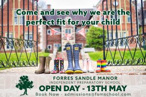OPEN DAY 13TH MAY
