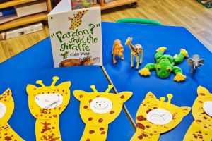 Nursery Giraffe Artwork and Story