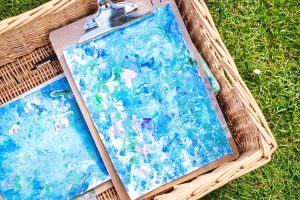 Reception Artists Painting Water Lilies
