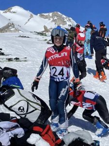 Champion Skier Samuel in France