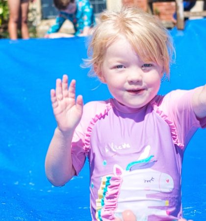 Nursery Summer Fun slip 'n slide Sunshine