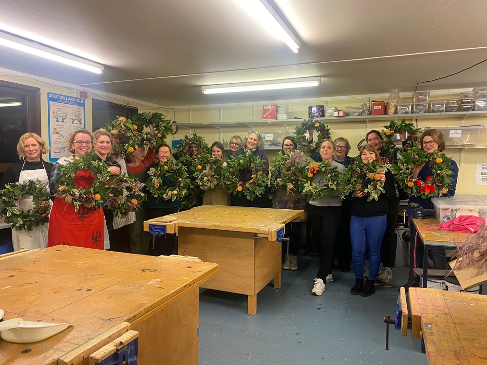 FOSM Wreath Making Group Shot