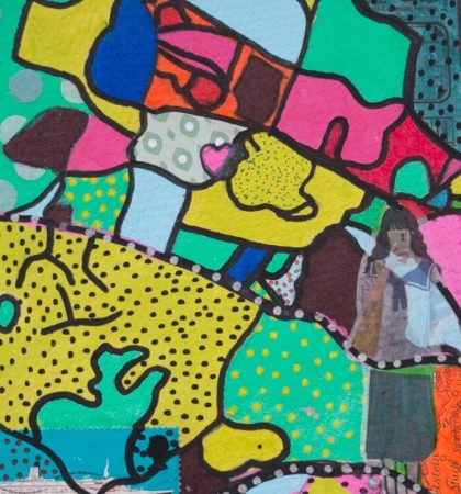 Abstract Art Year 7 Map