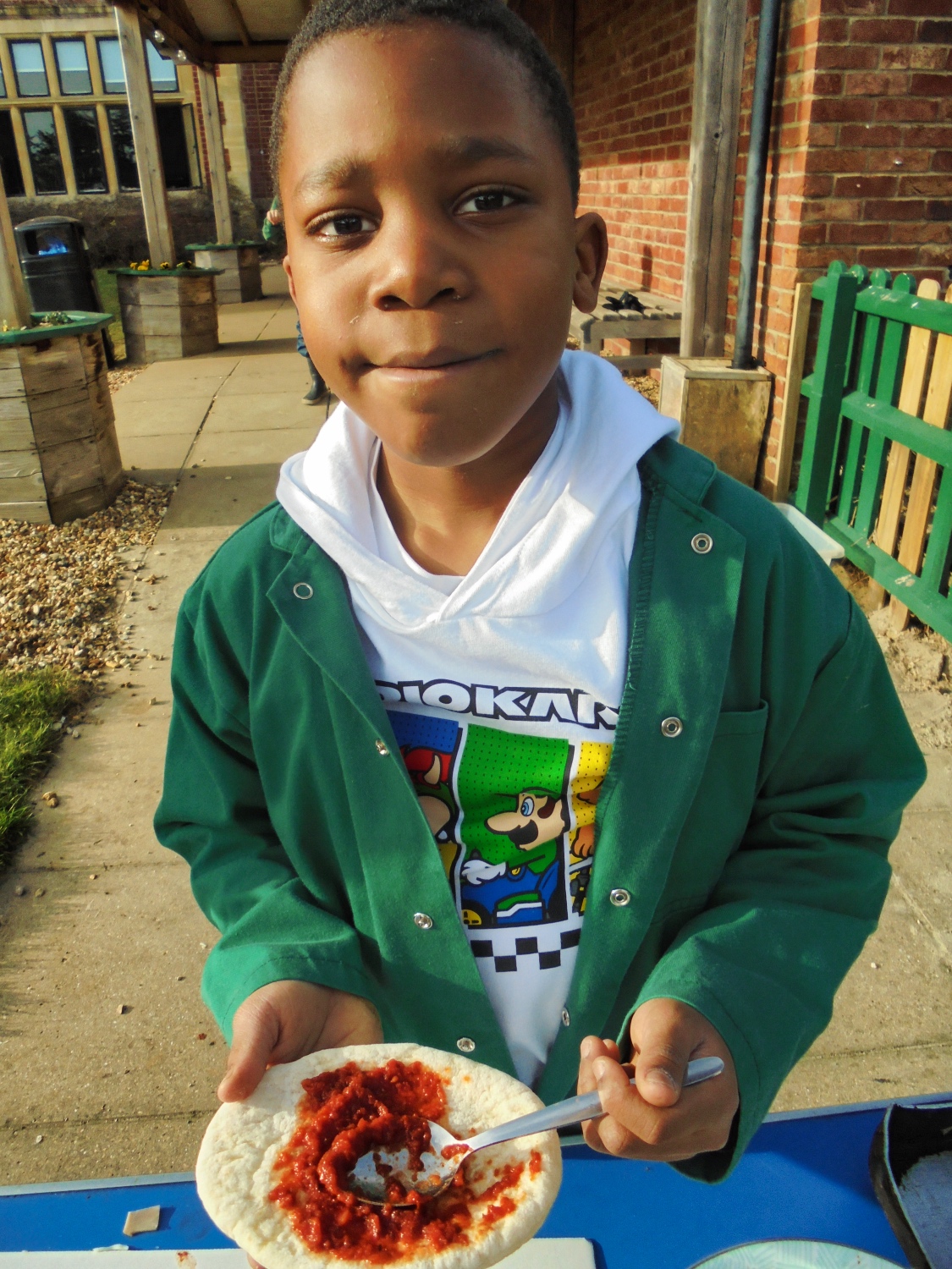 Year 3 Making Roman Pizza