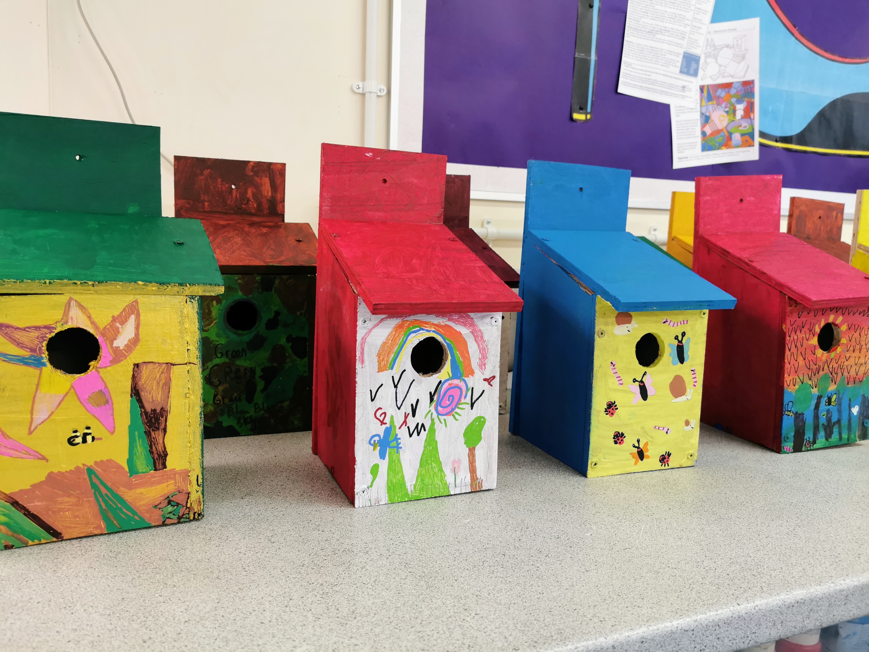 Year 2 Bird Boxes