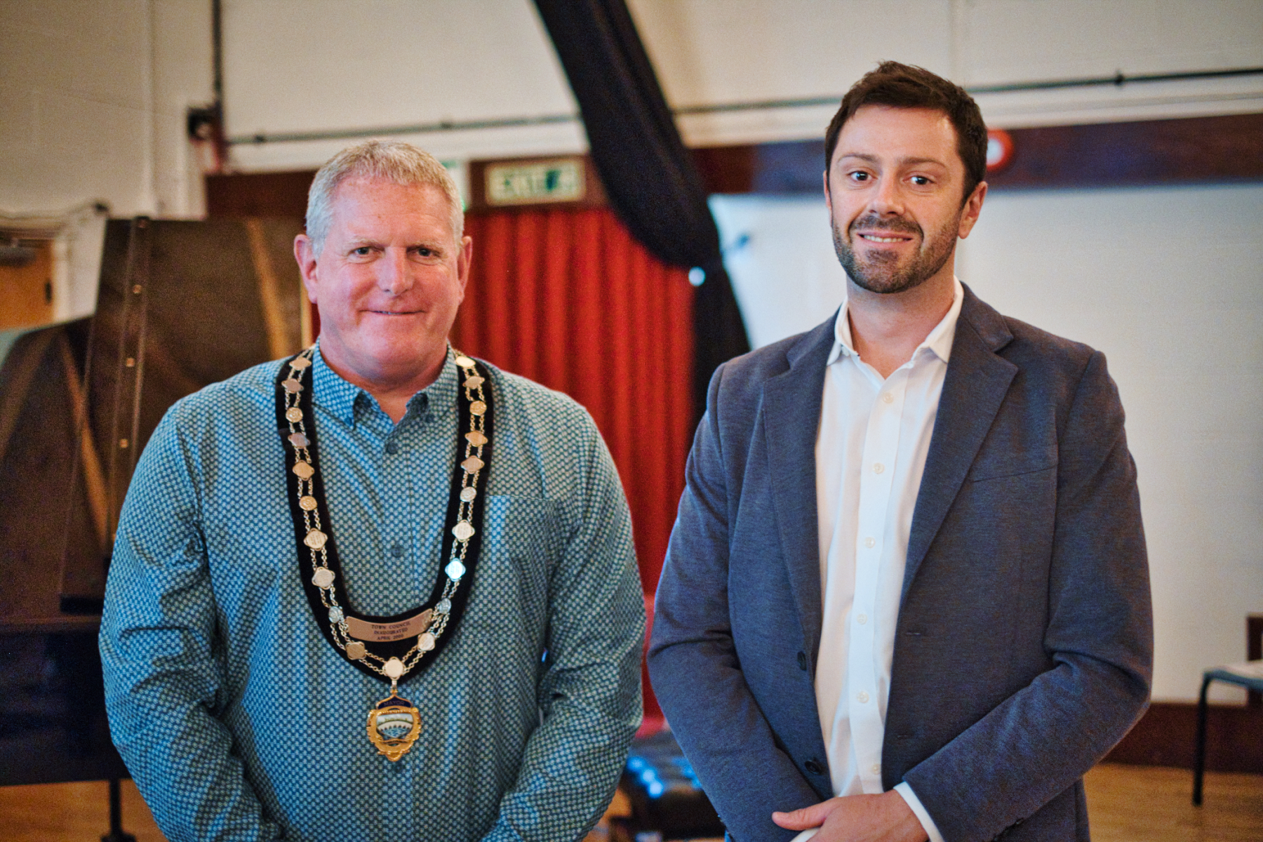 Prizegiving Alex Hibbert and Mayor White