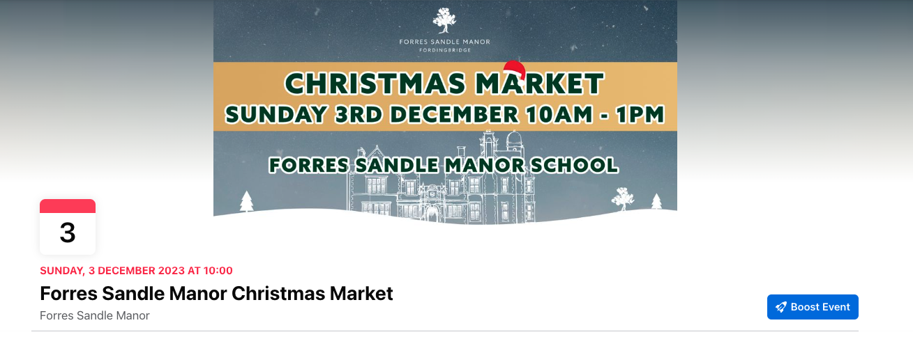 Christmas Market 2023 FB Event