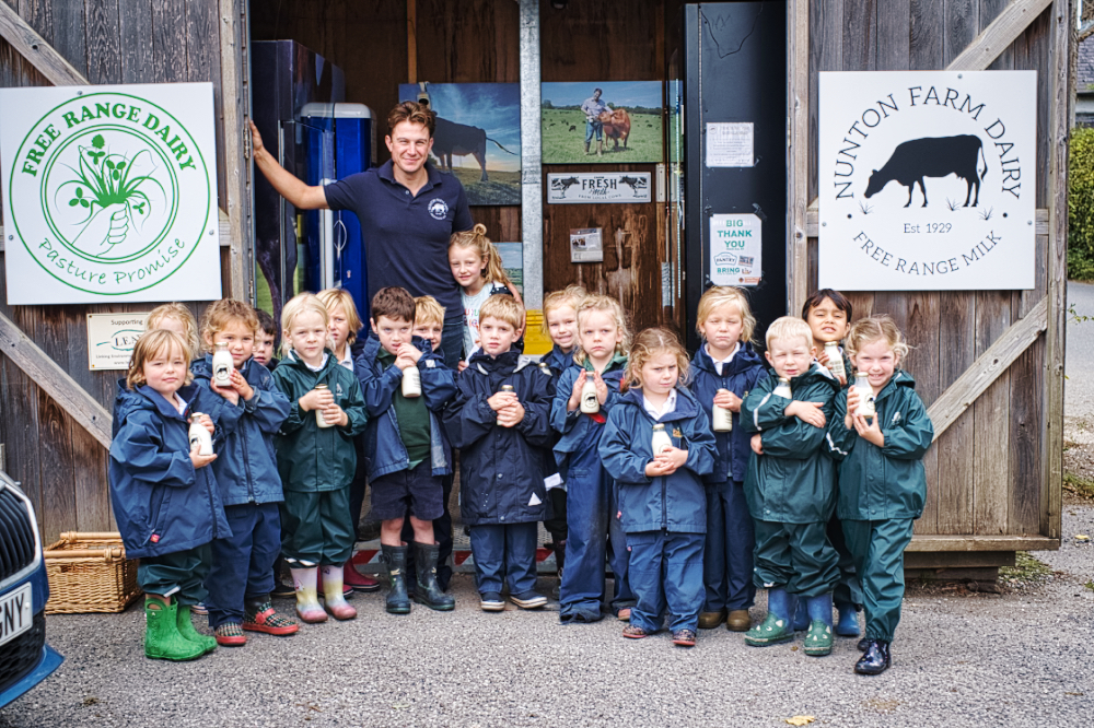 Reception Nunton Dairy Farm Visit 2023 Group