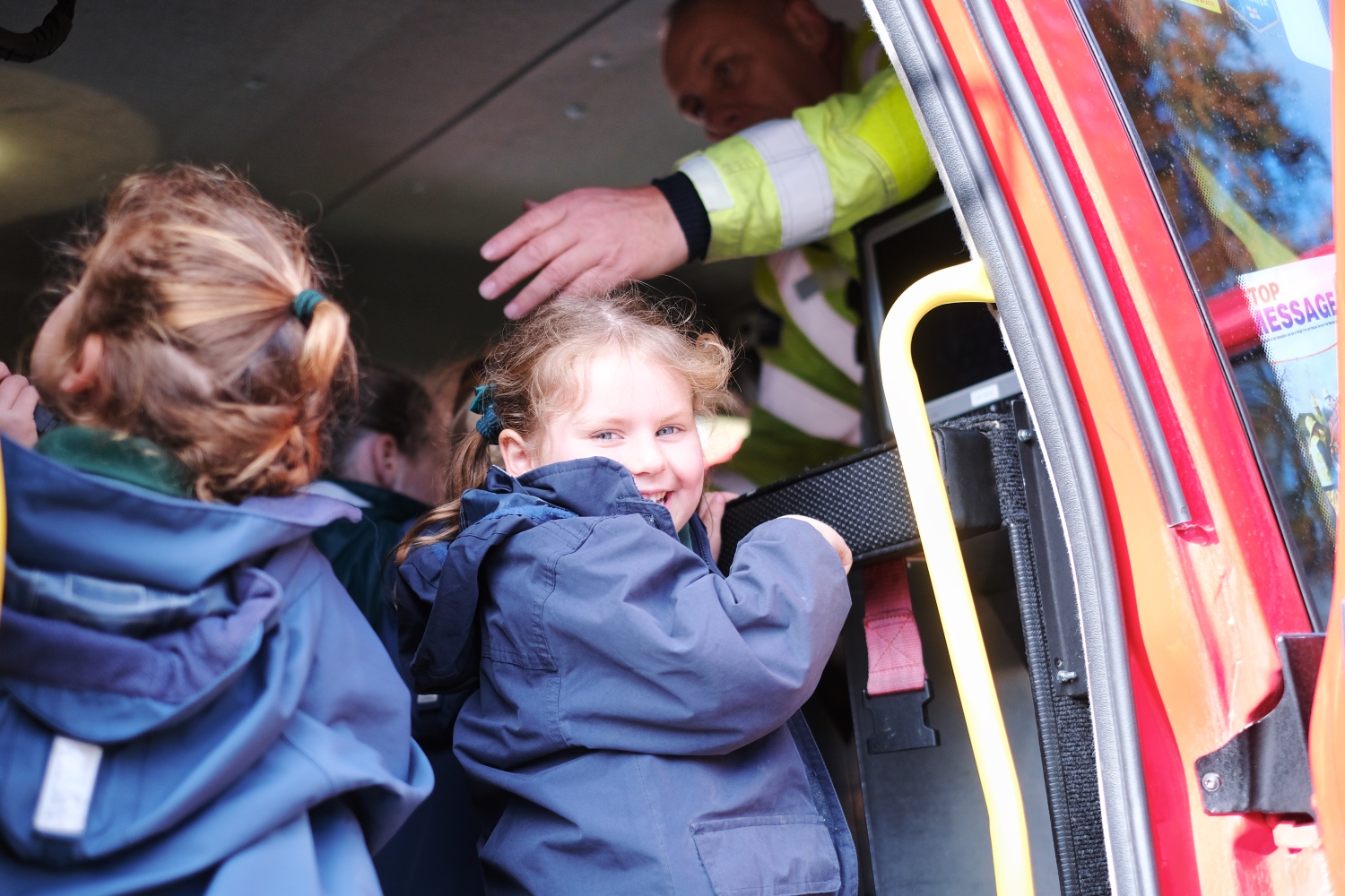 Fordingbridge Fire Station Reception Visit Smile