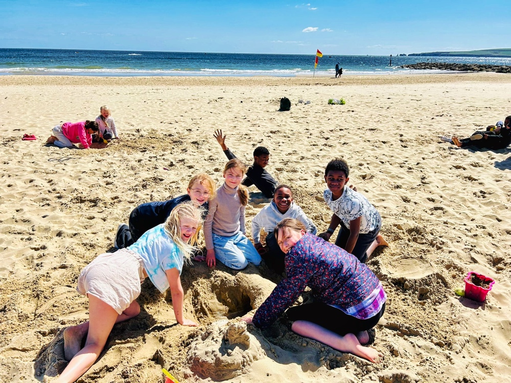 Boarders at the Beach April 24 in Sand