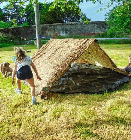Year 4 Geography Sponsored Camp Out Tent